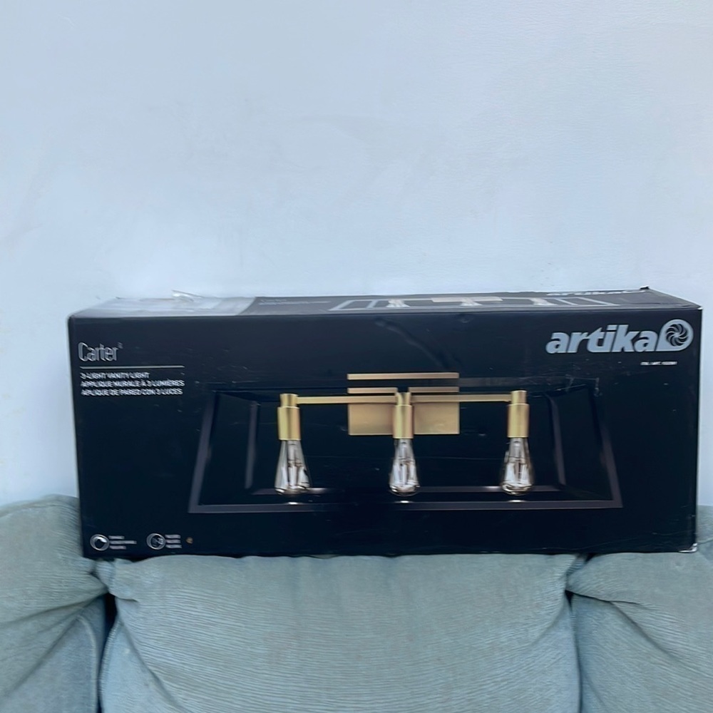 NEW ARTIKA 3-light vanity light  CARTER - Picture 4 of 9